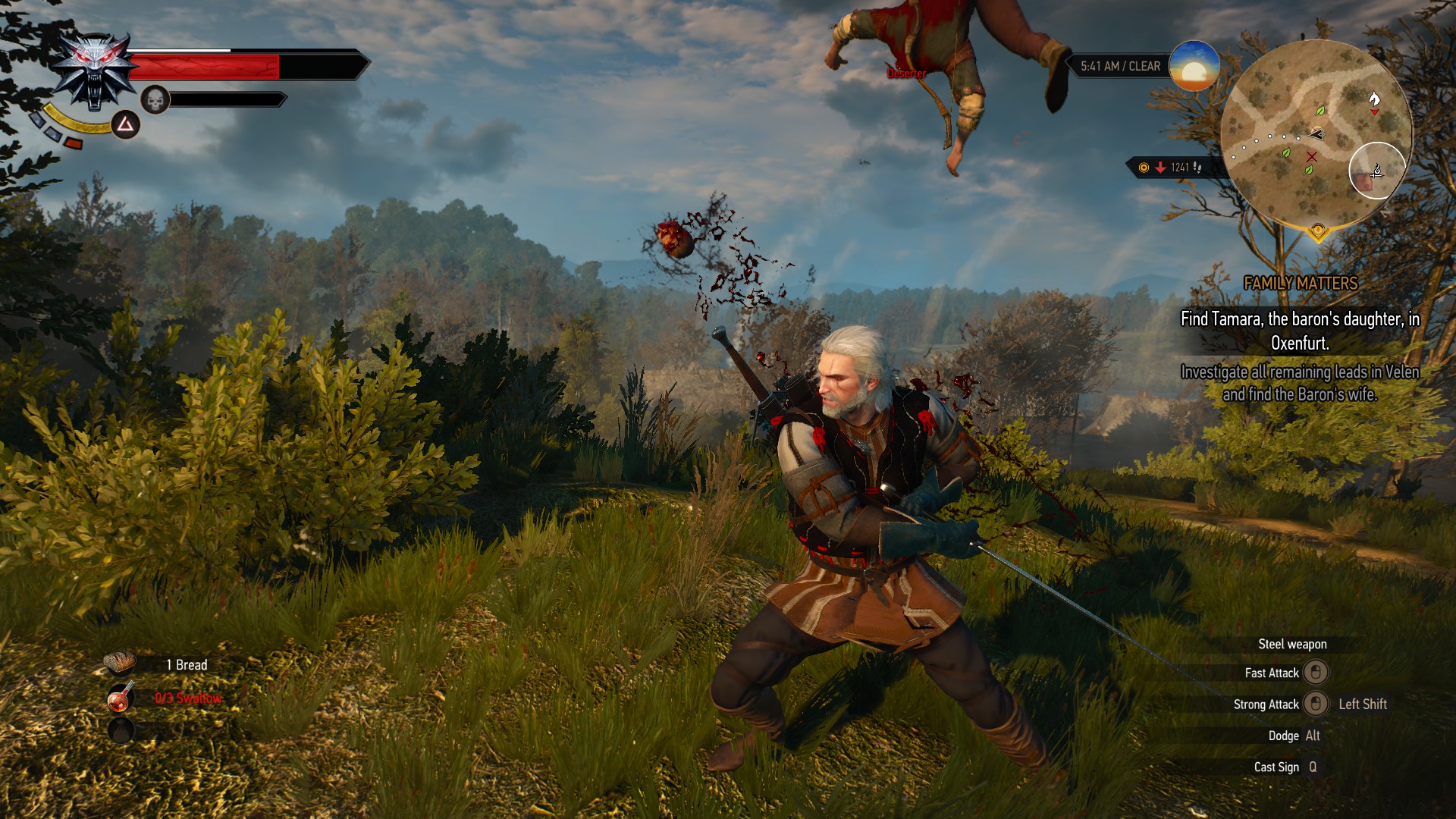 The Witcher 2 - Early Combat Gameplay ~pt1 of 2~ 